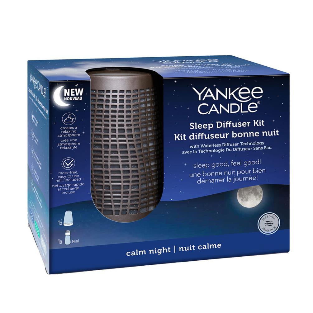 Yankee Candle Calm Night Bronze Electric Sleep Diffuser Starter Kit Extra Image 1